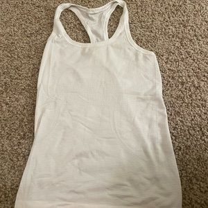 Lululemon White Swiftly Tech Tank - Size 4